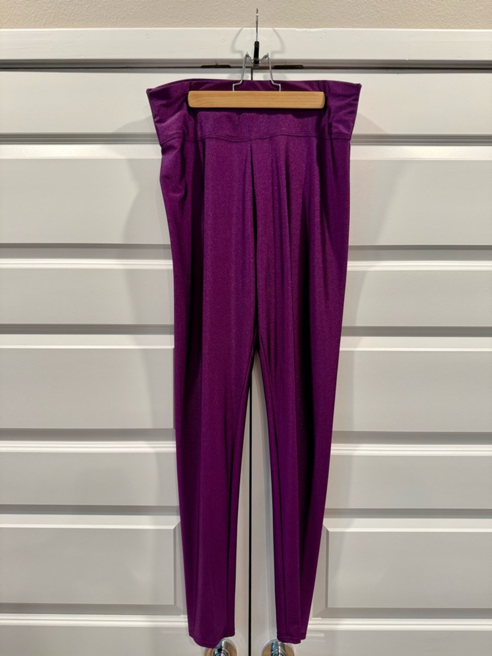 High-Waist Purple Women’s Leggings